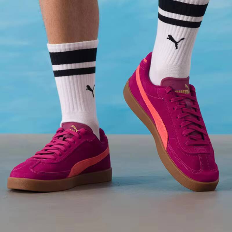 Unisex Puma 400717-23 Magenta  - Puma Shoes Suede Classic ulasan dan harga
