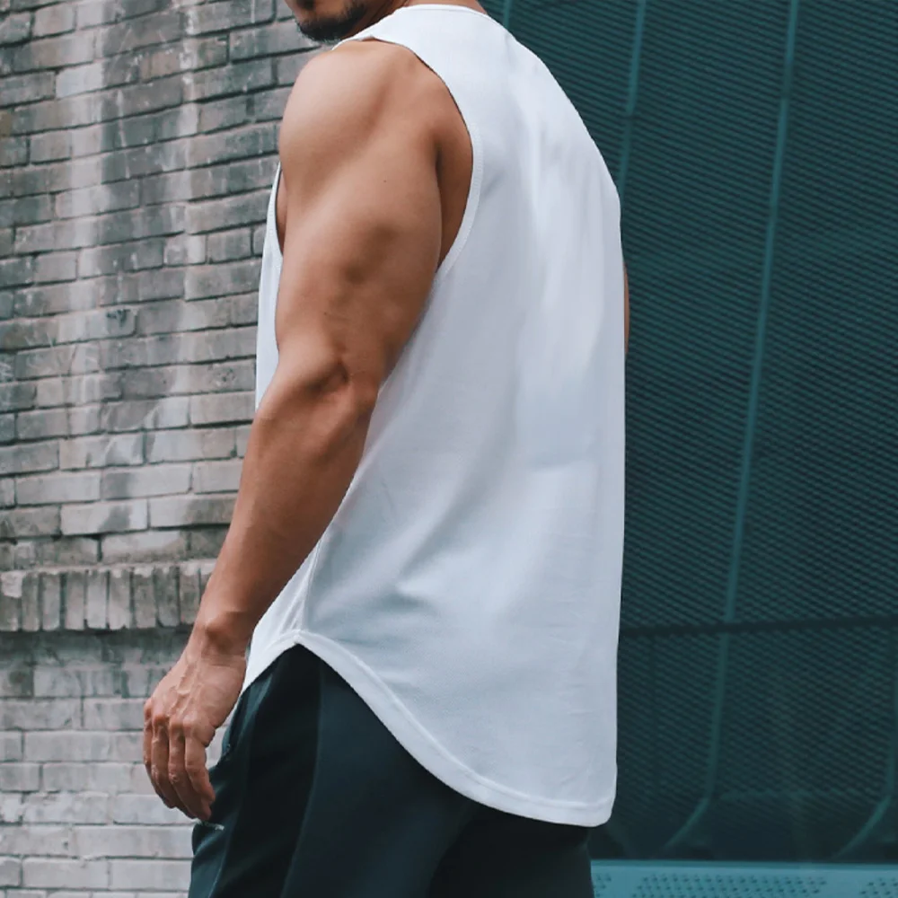 Men's Gym Tank Top Fitness Sle - Sleeveless Undershirt ulasan dan harga