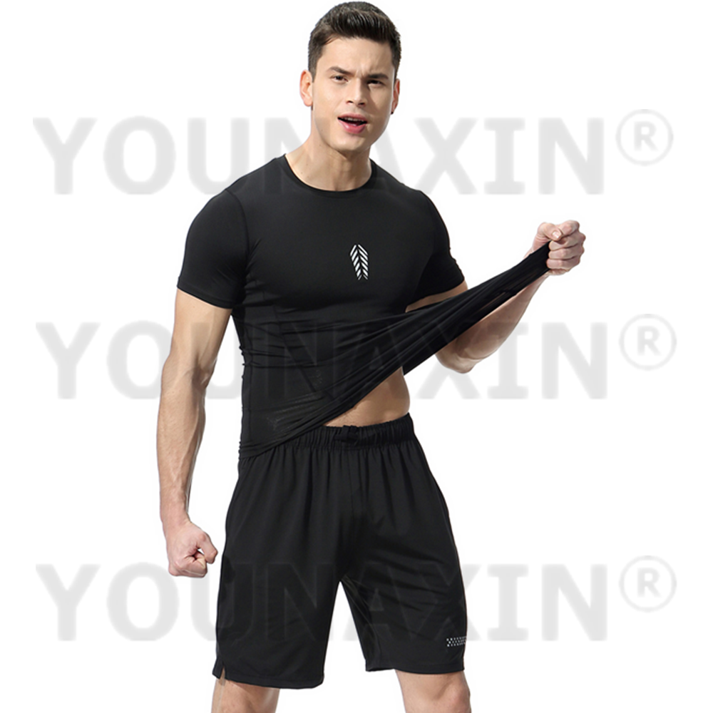 Men's Short Sleeves T-Shirt Gy - T Shirt Tight Fit ulasan dan harga